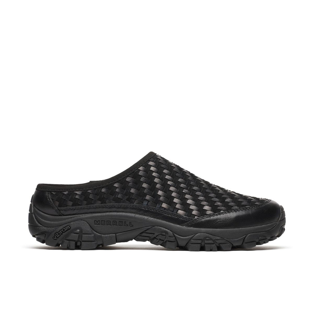 Unisex Moab 2 Slide Leather Woven 1TRL Casual Slip Ons Merrell Onsale