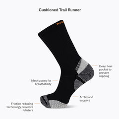 Cushion Trail Runner Tab Sock - Socks Merrell Near Me
