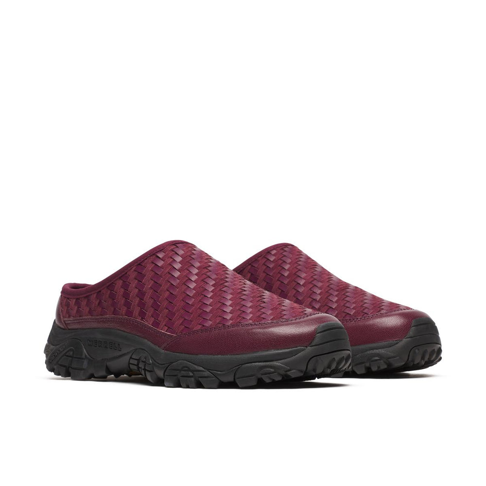 Unisex Moab 2 Slide Leather Woven 1TRL Casual Slip Ons Merrell Discount
