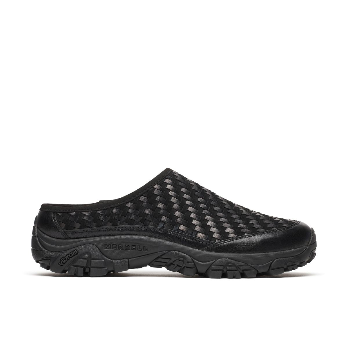 Unisex Moab 2 Slide Leather Woven 1TRL Casual Slip Ons Merrell Onsale