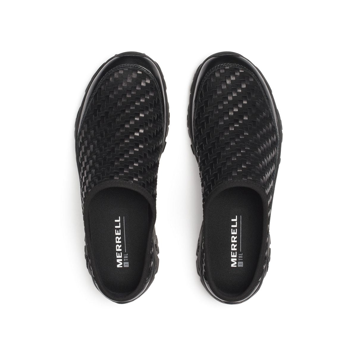 Unisex Moab 2 Slide Leather Woven 1TRL Casual Slip Ons Merrell Onsale