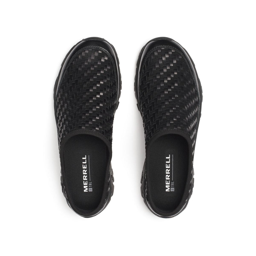 Unisex Moab 2 Slide Leather Woven 1TRL Casual Slip Ons Merrell Onsale