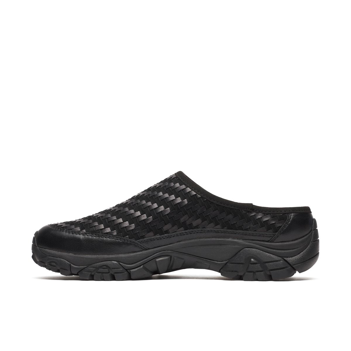 Unisex Moab 2 Slide Leather Woven 1TRL Casual Slip Ons Merrell Onsale
