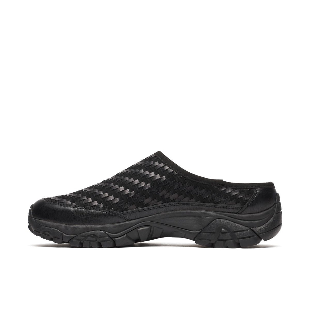 Unisex Moab 2 Slide Leather Woven 1TRL Casual Slip Ons Merrell Onsale