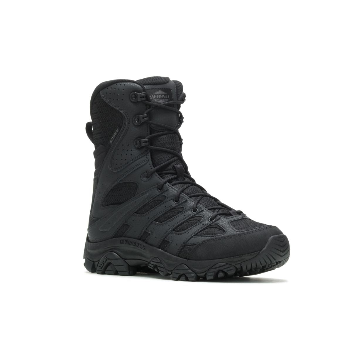 Men - Moab 3 8" Tactical Zip Waterproof Wide Width - Boots Merrell For Sale