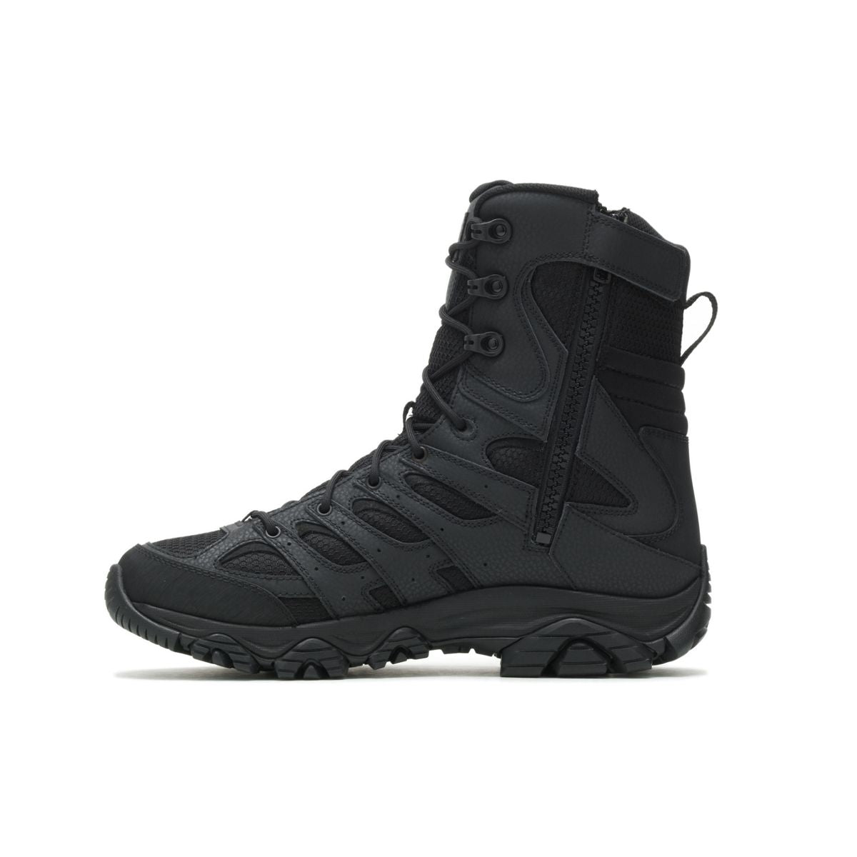 Men - Moab 3 8" Tactical Zip Waterproof Wide Width - Boots Merrell For Sale