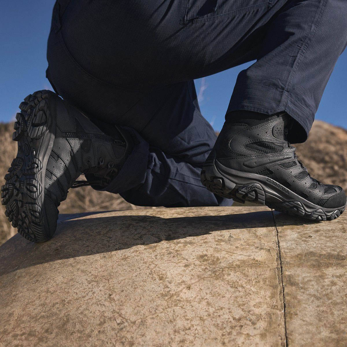 Men's Moab 3 8" Tactical Zip Waterproof Boot Merrell US
