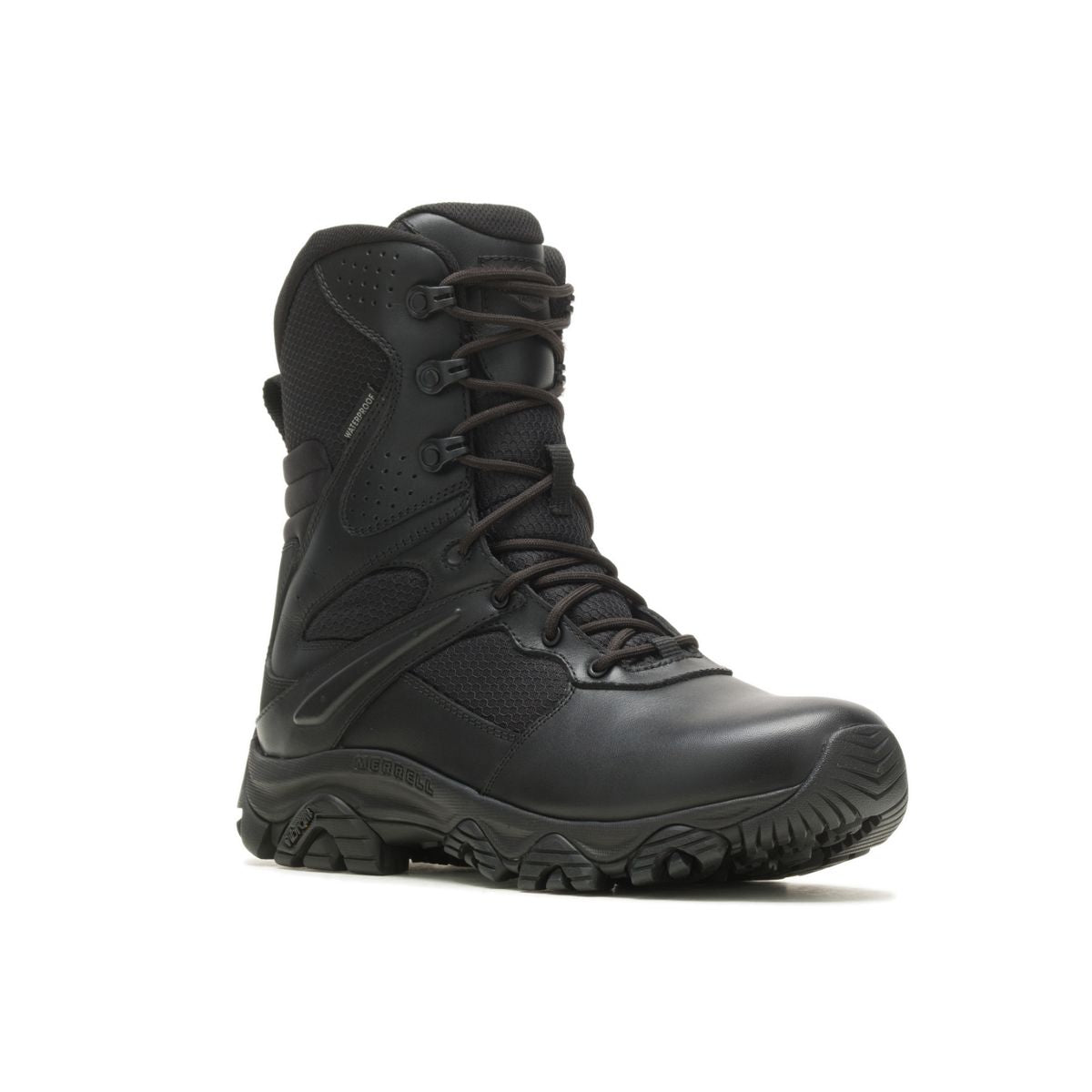 Men Moab 3 8" Tactical Zip Waterproof Wide Boots Merrell Onsale