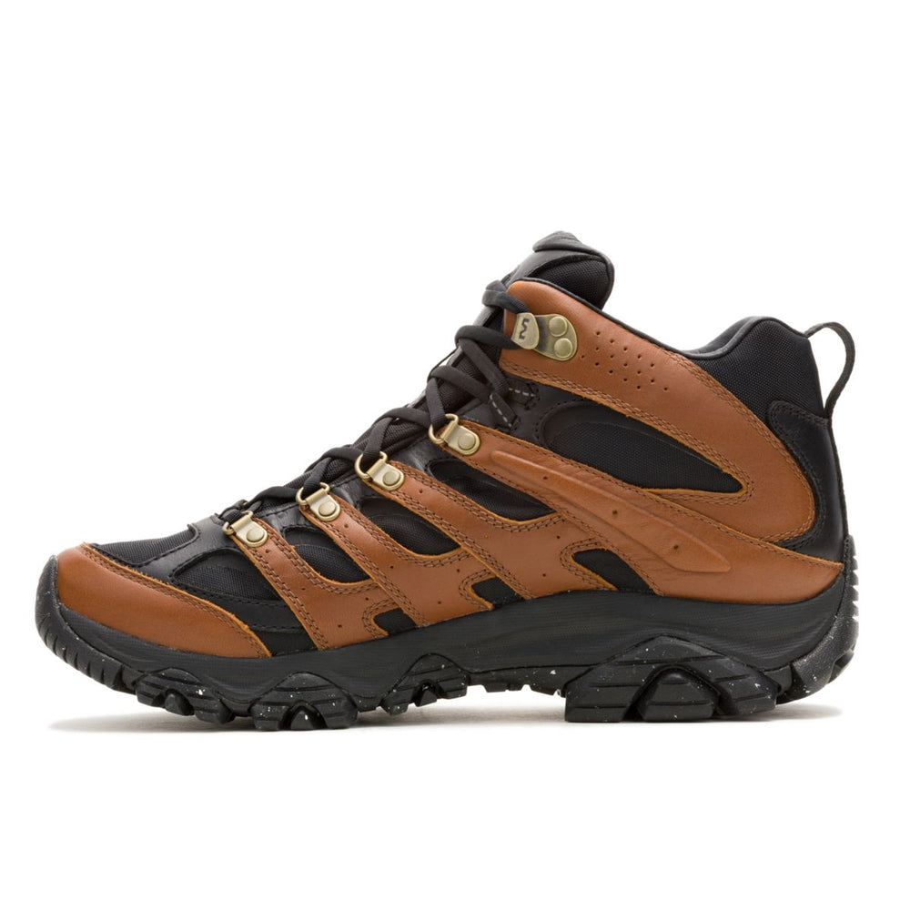 Men - Moab 3 Luxe Leather Mid Waterproof - Boots Merrell On Sale