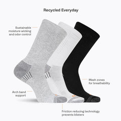 Recycled Low Cut Tab Sock 3 Pack - Socks Merrell US