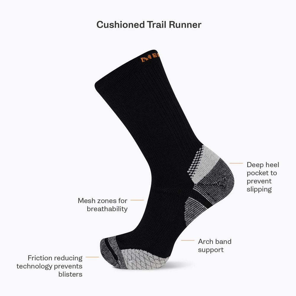 Cushion Trail Runner Tab Sock - Socks Merrell Near Me