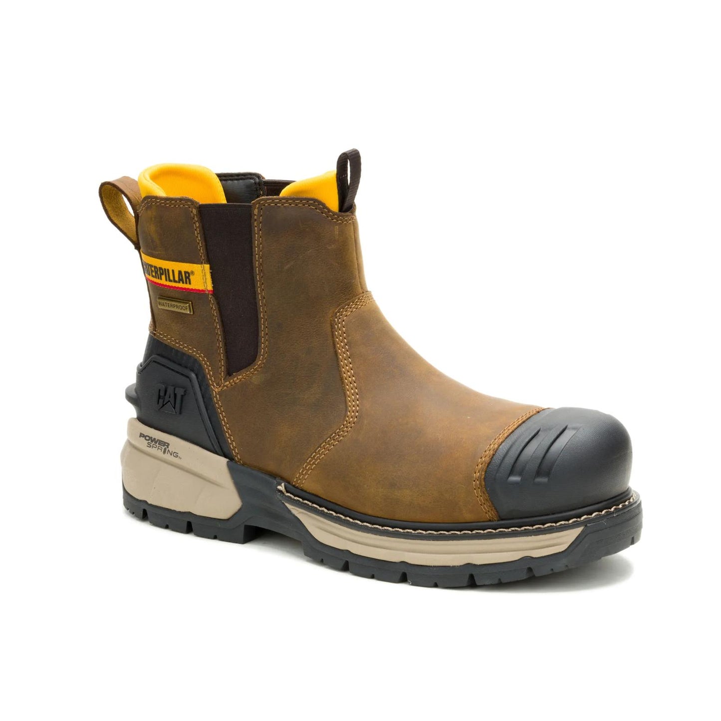 Cat Footwear Excavator Power Spring™ Chelsea Waterproof Composite Toe Work Boot