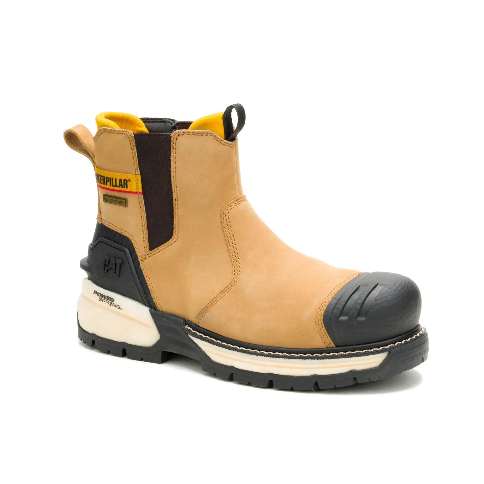 Cat Footwear Excavator Power Spring™ Chelsea Waterproof Composite Toe Work Boot