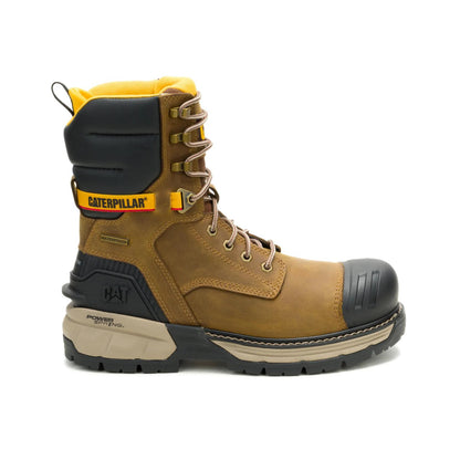 Cat Footwear Men's Excavator Power Spring 8" Waterproof Composite Toe Work Boot