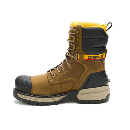 Cat Footwear Men's Excavator Power Spring 8" Waterproof Composite Toe Work Boot