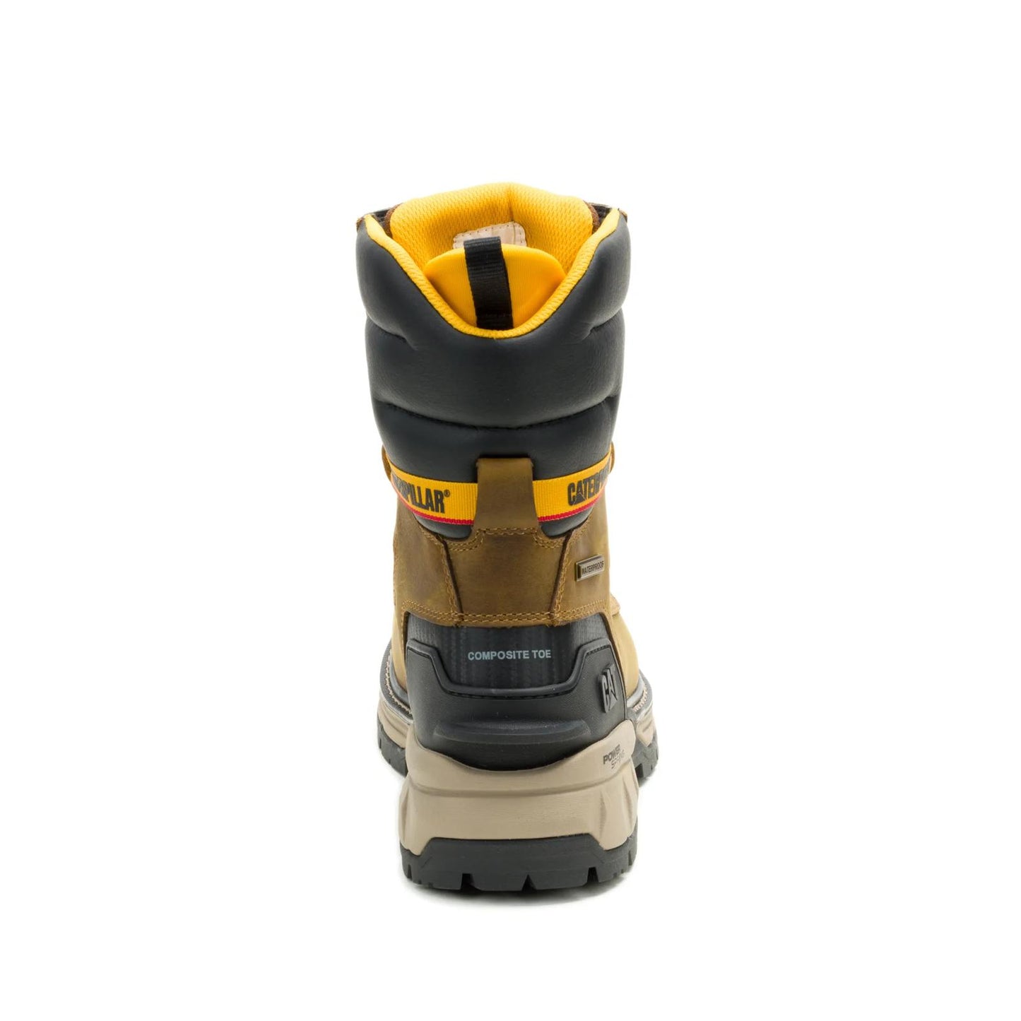 Cat Footwear Men's Excavator Power Spring 8" Waterproof Composite Toe Work Boot