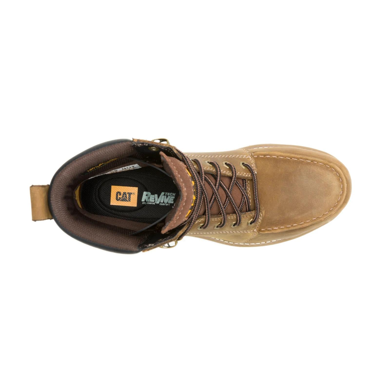 Cat Footwear Men's Second Shift Grader Moc Steel Toe Work Boot