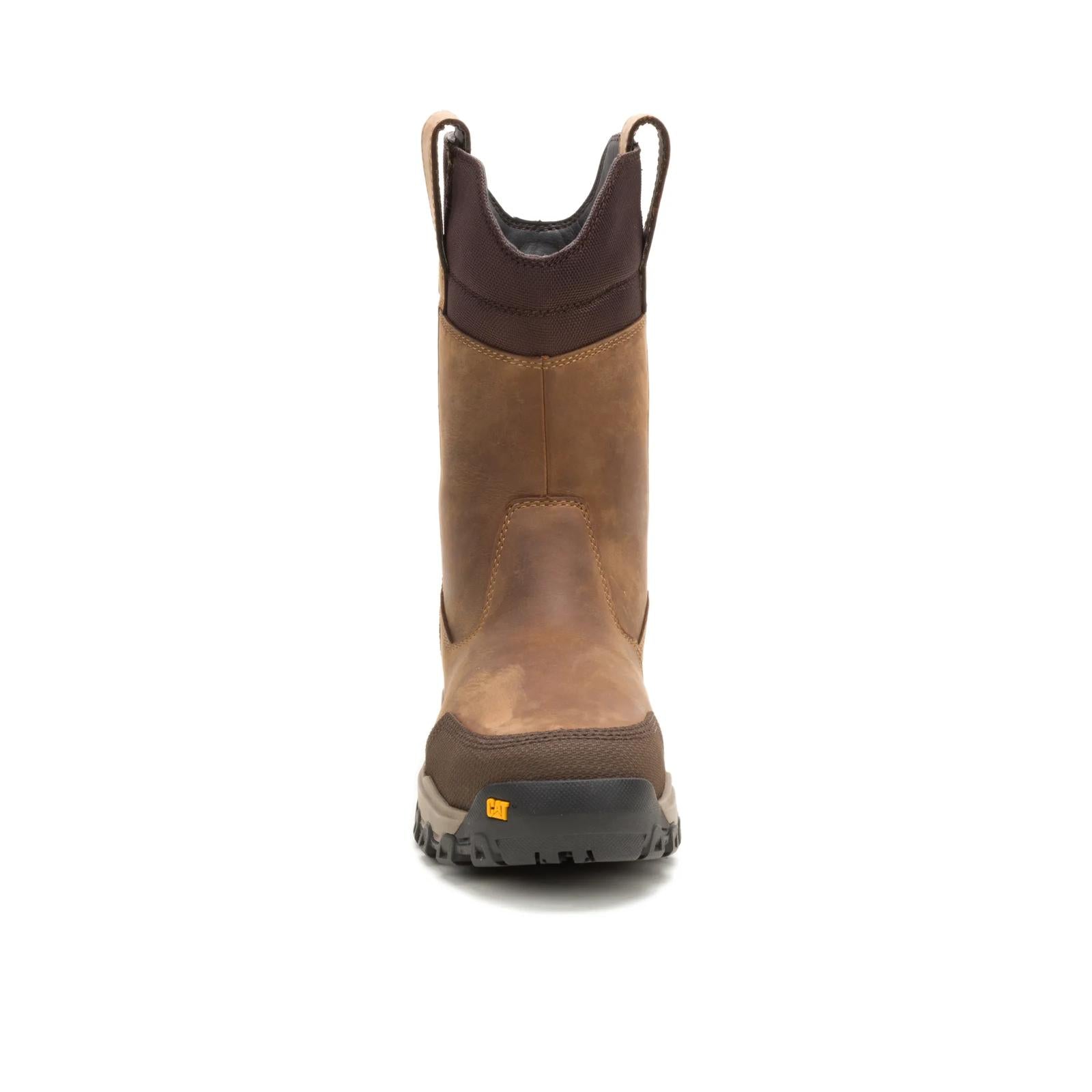 Cat Footwear Pull-On Waterproof Steel Toe Work Boot