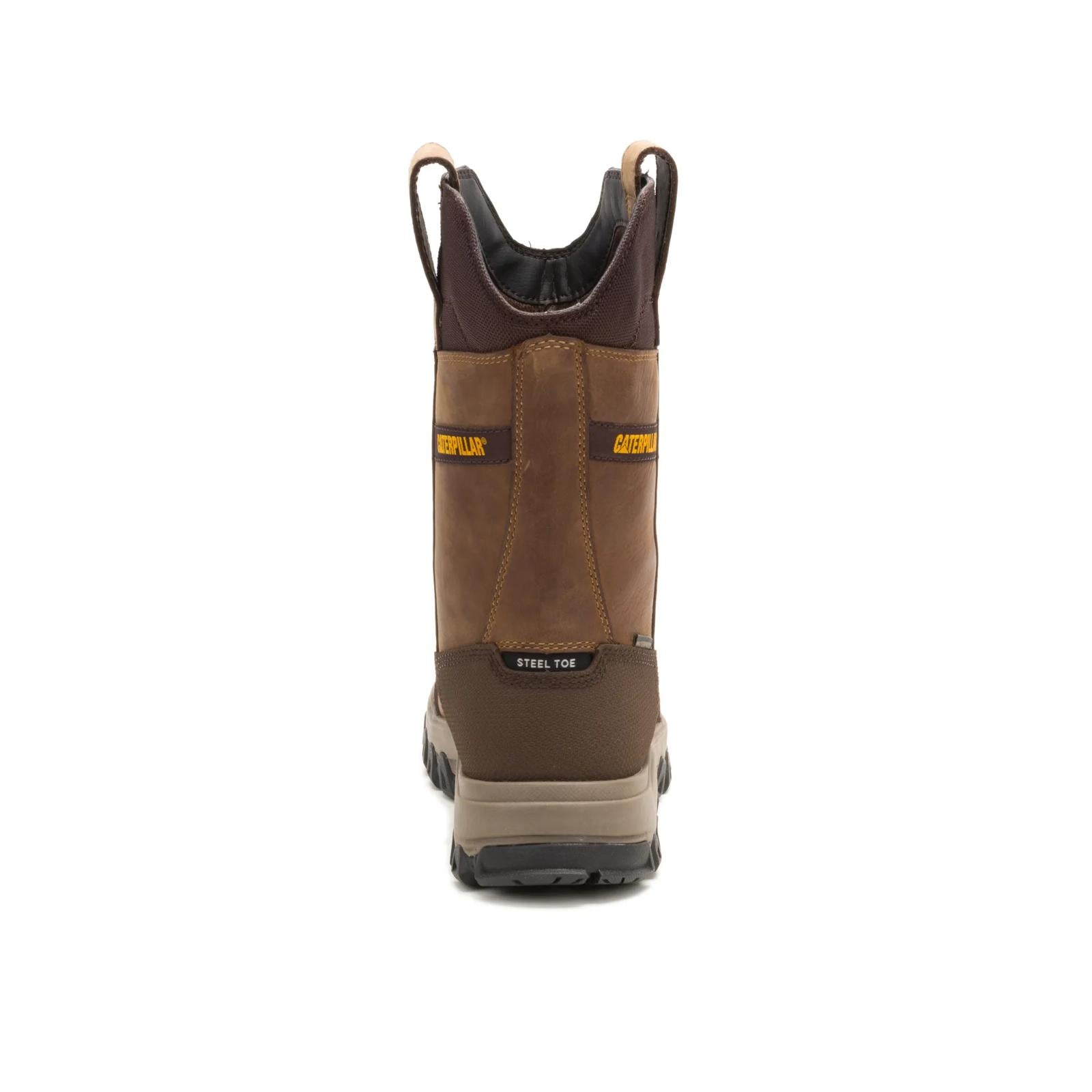 Cat Footwear Pull-On Waterproof Steel Toe Work Boot