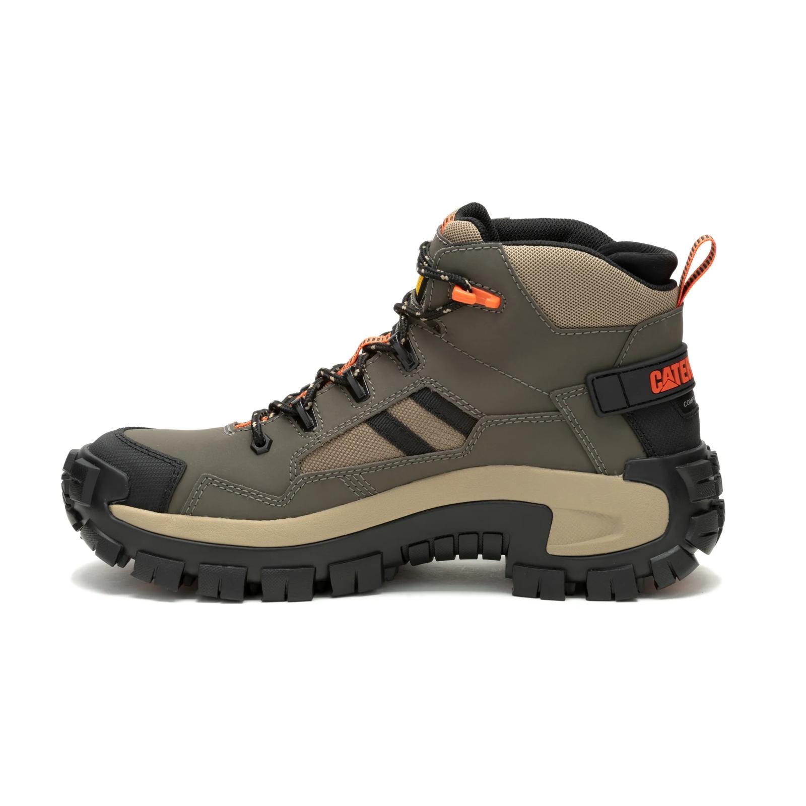 Cat Footwear Men's Invader Mid Vent Composite Toe Work Boot