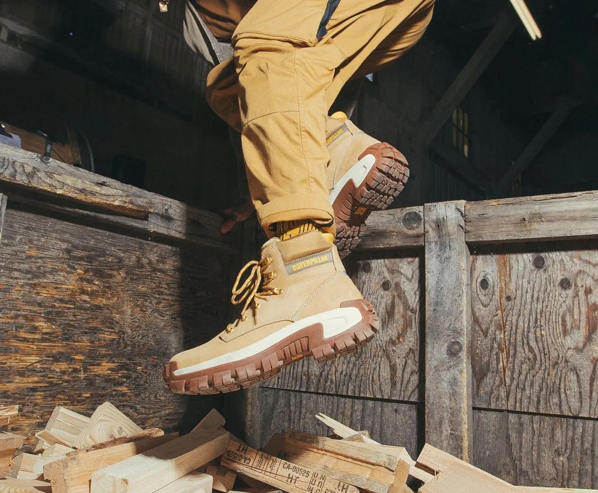 Cat Footwear Men's Invader Hi Steel Toe Work Boot