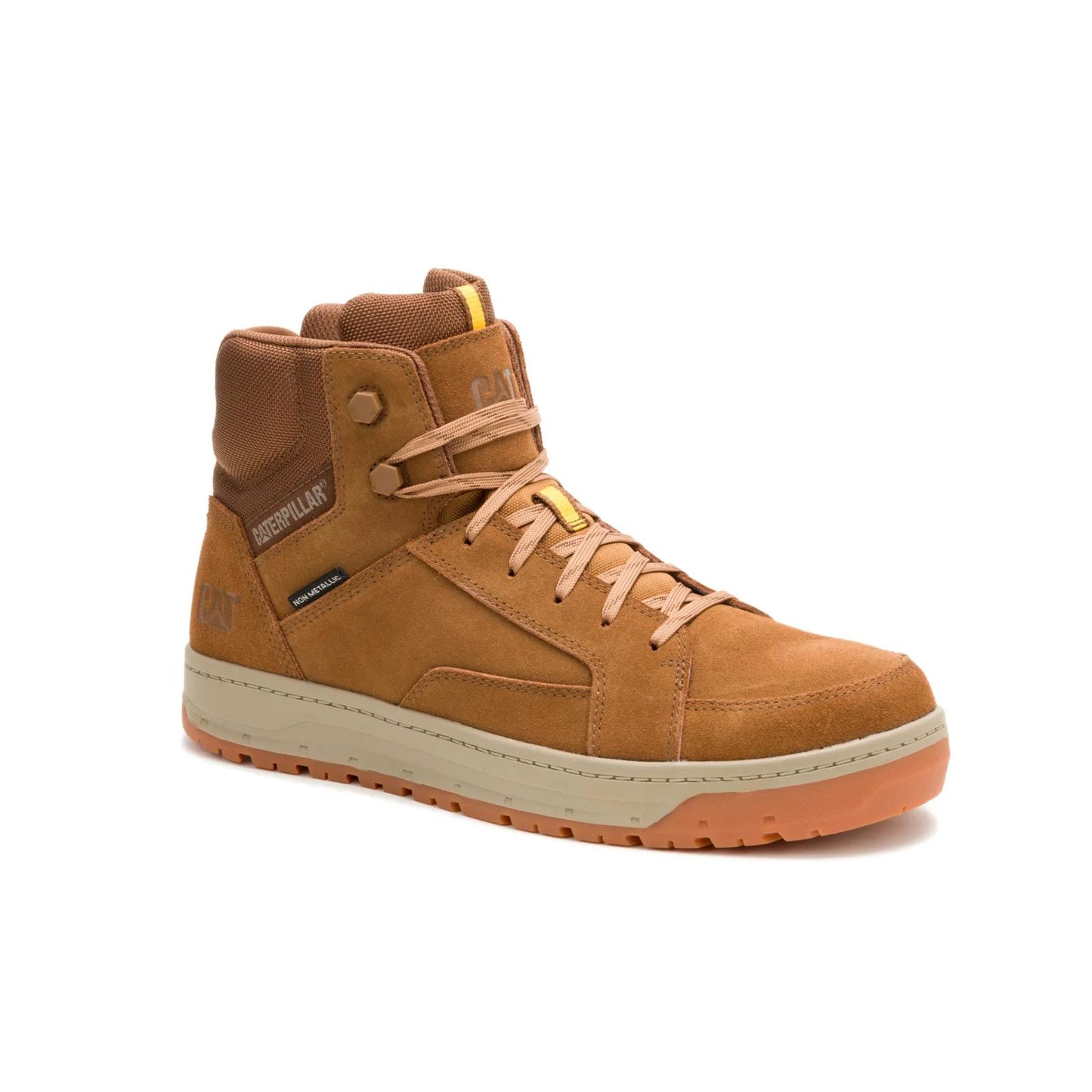 Cat Footwear Men's Streamline Court Mid Composite Toe Work Shoe
