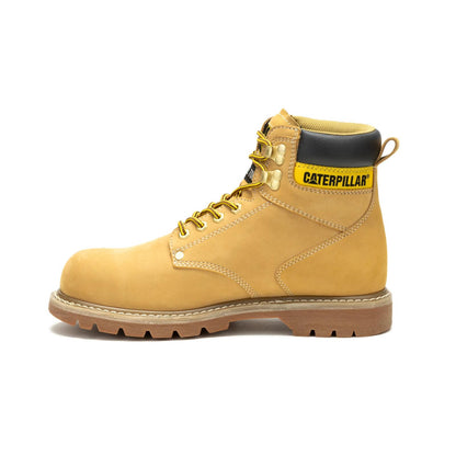 Cat Footwear Men's Second Shift Waterproof Steel Toe Work Boot