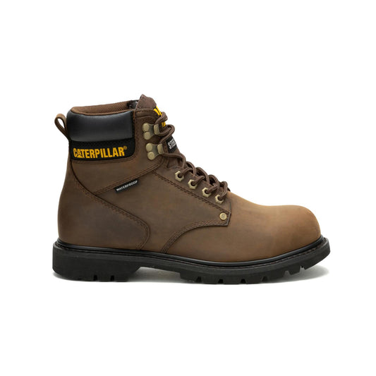 Cat Footwear Men's Second Shift Waterproof Steel Toe Work Boot