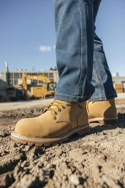 Cat Footwear Men's Second Shift Waterproof Steel Toe Work Boot
