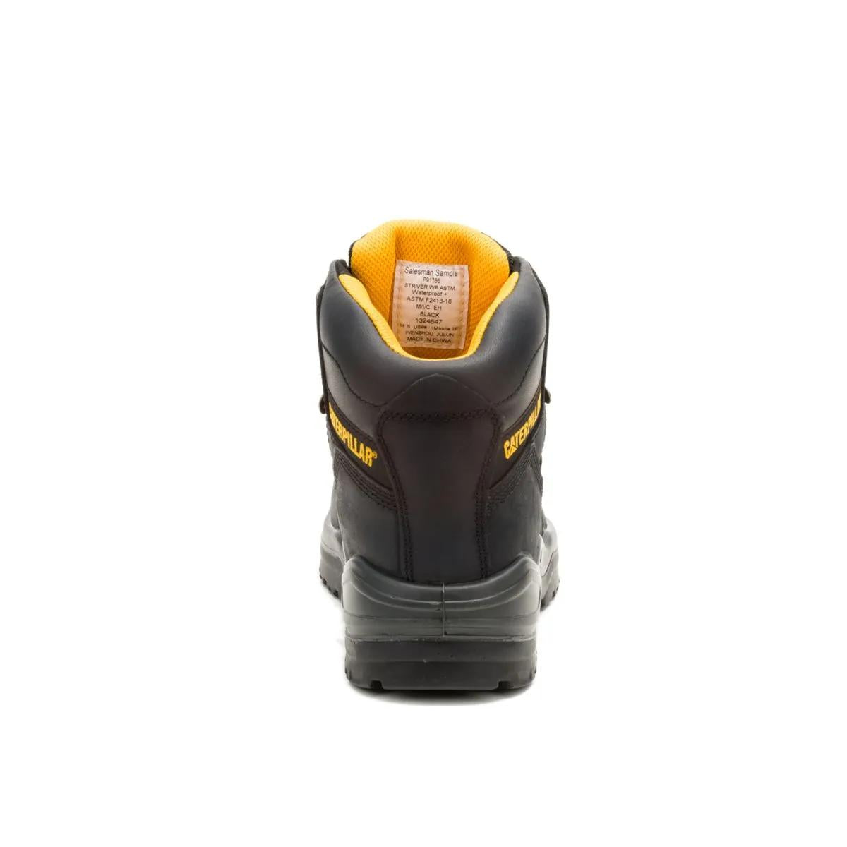 Cat Footwear Men's Striver Waterproof Steel Toe Work Boot
