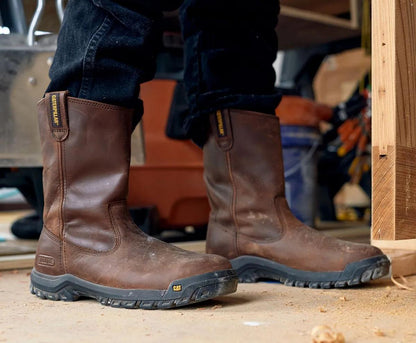 Cat Footwear Men's Drawbar Steel Toe Work Boot