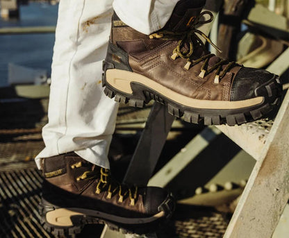 Cat Footwear Men's Invader Hiker Waterproof Work Boot