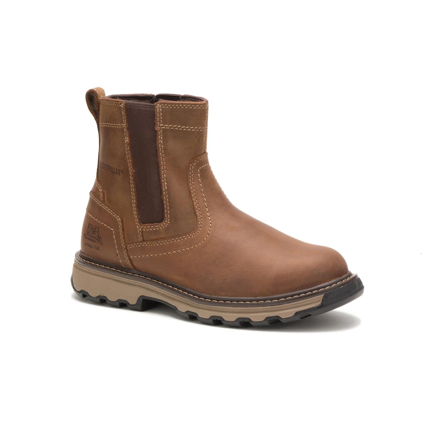 Cat Footwear Men - Pelton Steel Toe Work Boot - Pull-Ons