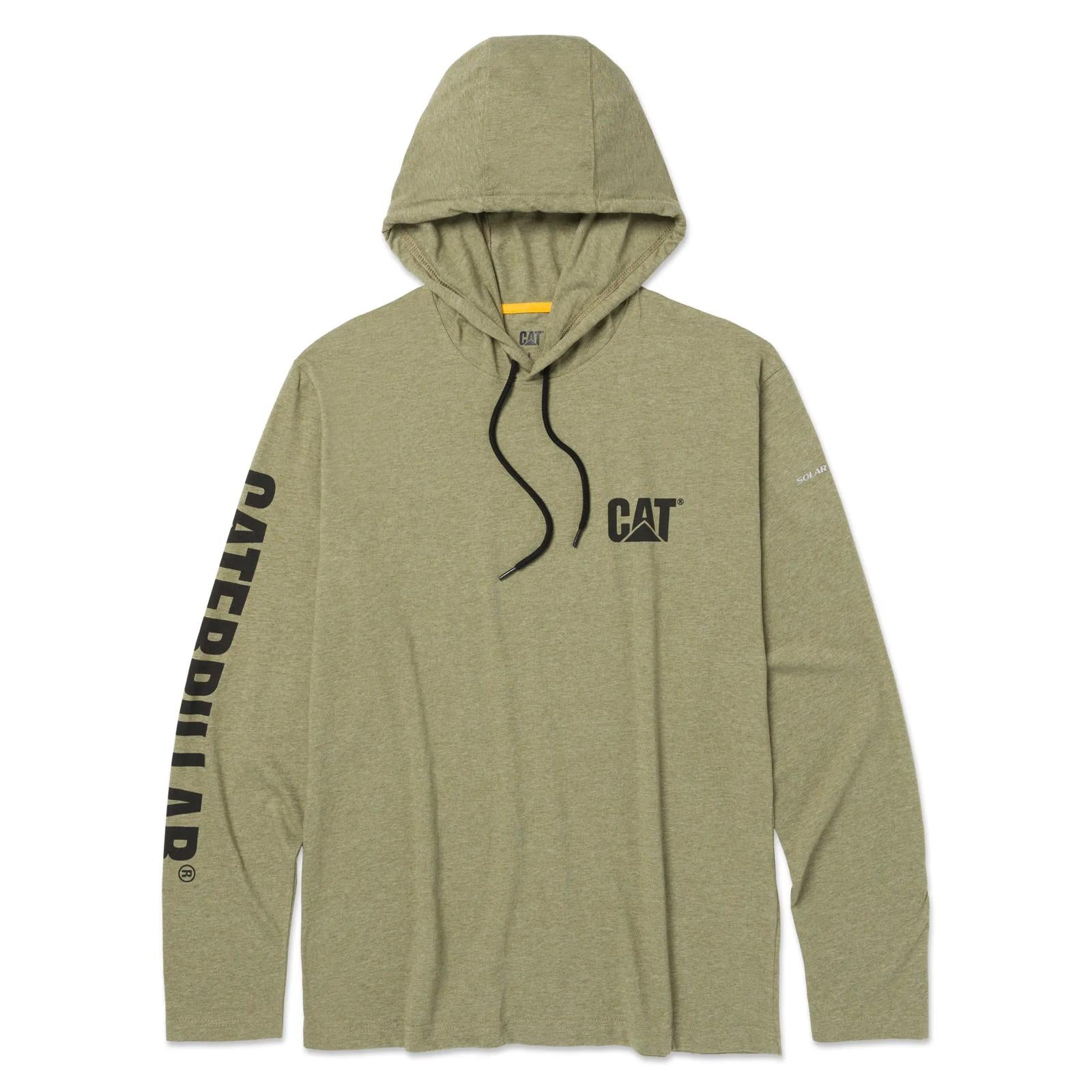 Cat Footwear Men - UPF Hooded Banner Long Sleeve Tee - Long Sleeves