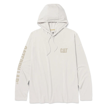 Cat Footwear Men - UPF Hooded Banner Long Sleeve Tee - Long Sleeves