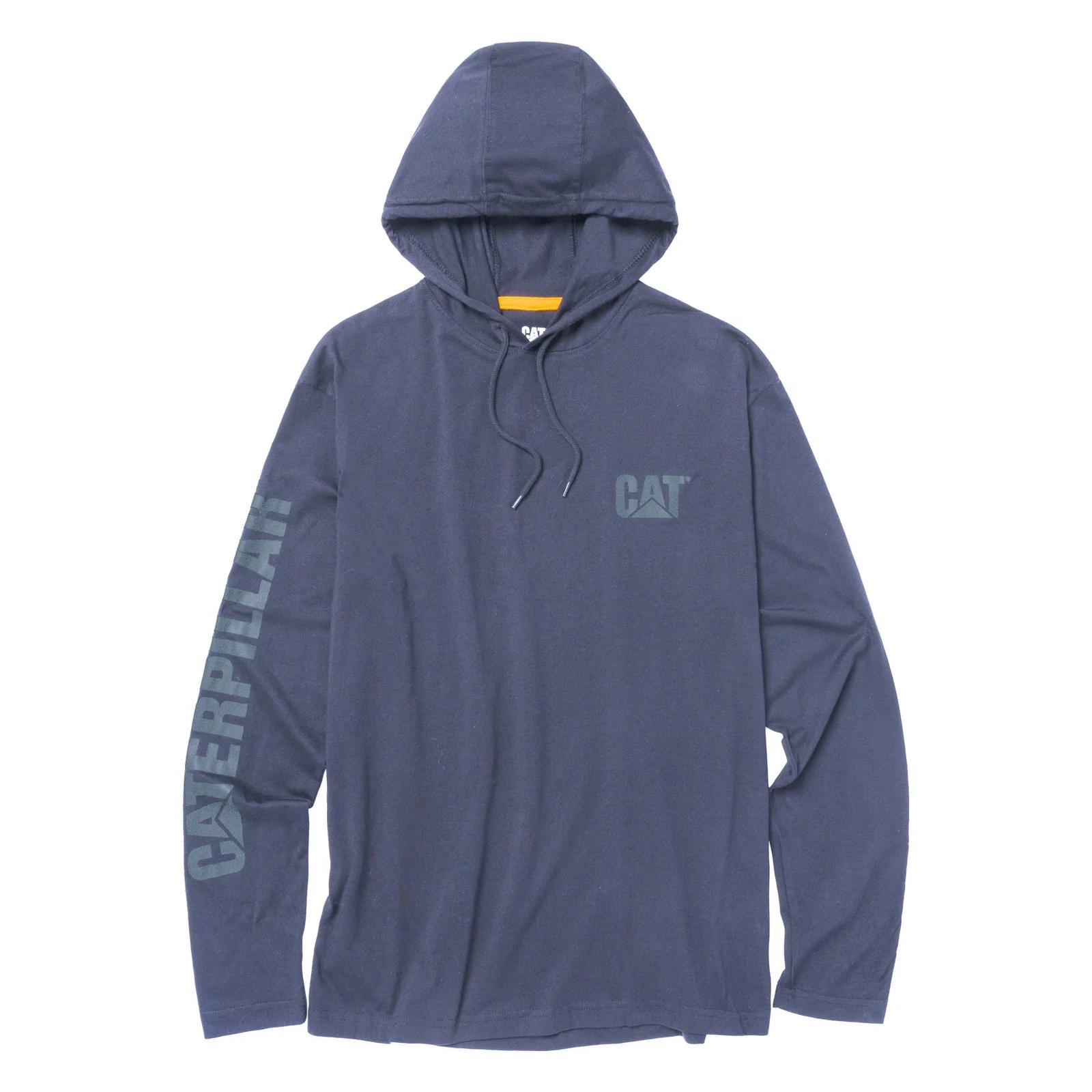 Cat Footwear Men - UPF Hooded Banner Long Sleeve Tee - Long Sleeves