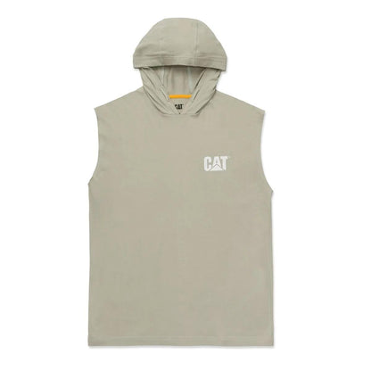 Cat Footwear Men's Hooded Sleeveless Tee