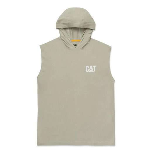 Cat Footwear Men's Hooded Sleeveless Tee