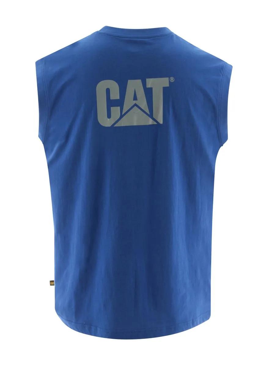 Cat Footwear Men's Trademark Sleeveless Pocket Tee