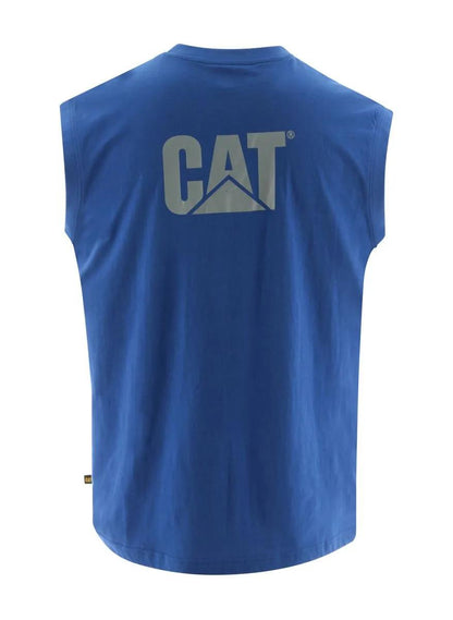 Cat Footwear Men's Trademark Sleeveless Pocket Tee