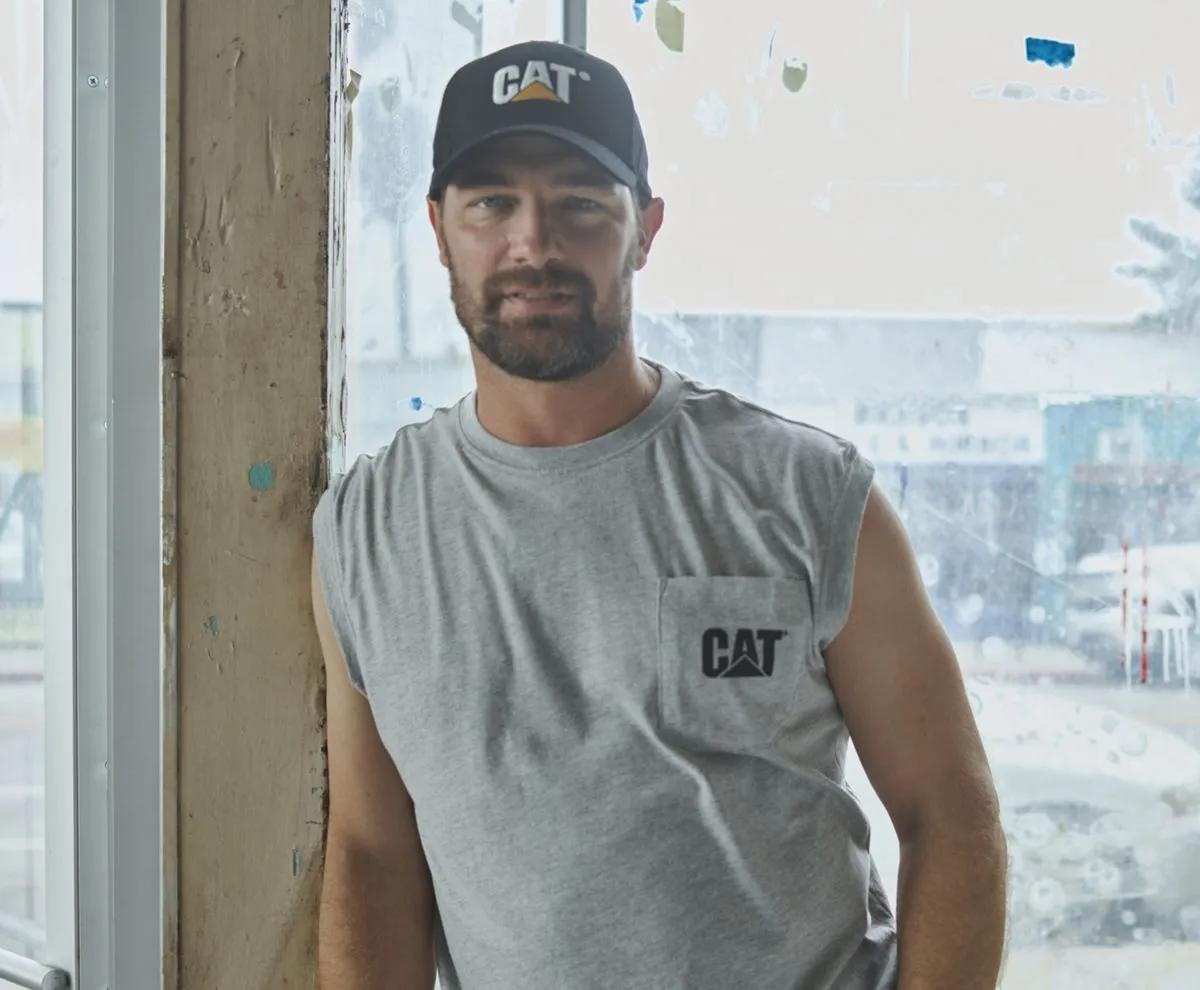 Cat Footwear Men's Trademark Sleeveless Pocket Tee