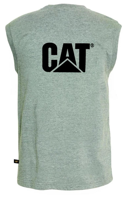 Cat Footwear Men's Trademark Sleeveless Pocket Tee