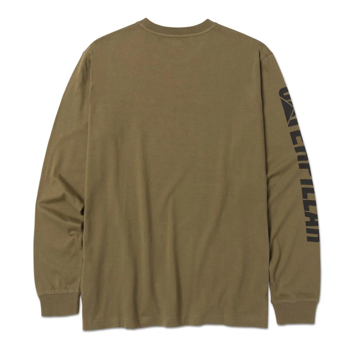 Cat Footwear Men's Trademark Banner Long Sleeve Tee
