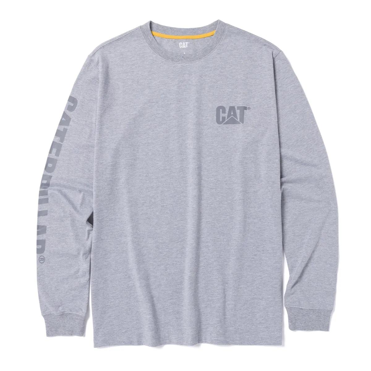 Cat Footwear Men's Trademark Banner Long Sleeve Tee