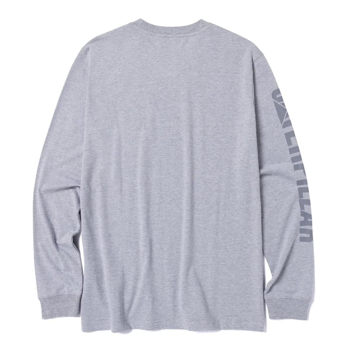 Cat Footwear Men's Trademark Banner Long Sleeve Tee