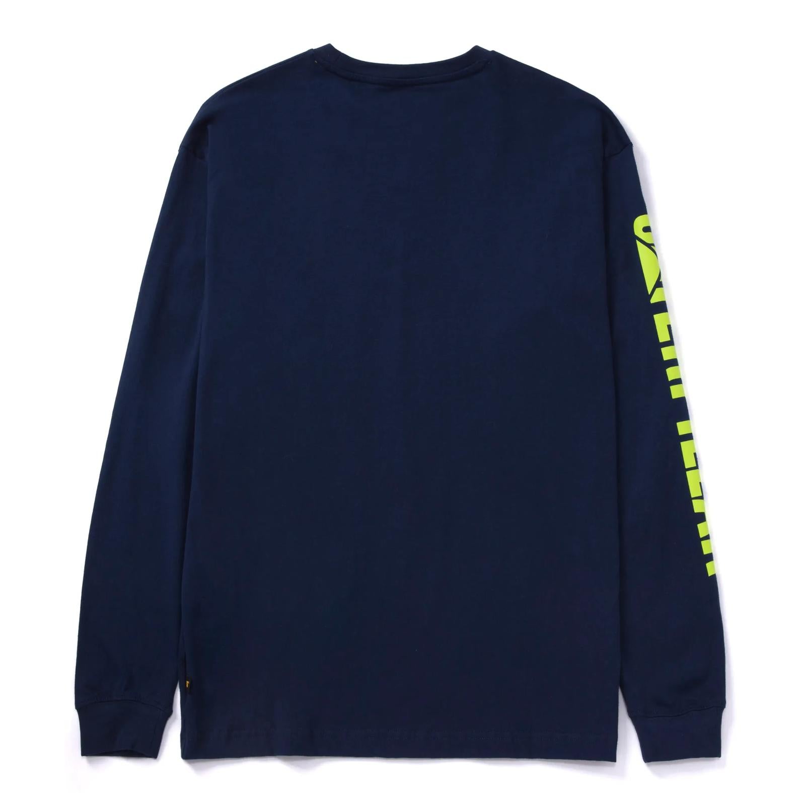 Cat Footwear Men's Trademark Banner Long Sleeve Tee