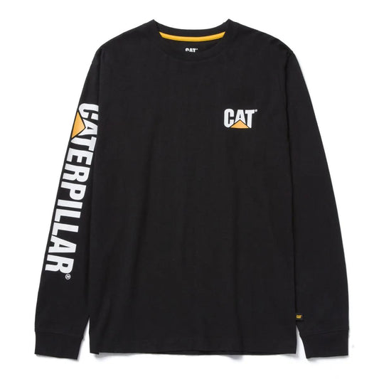 Cat Footwear Men's Trademark Banner Long Sleeve Tee