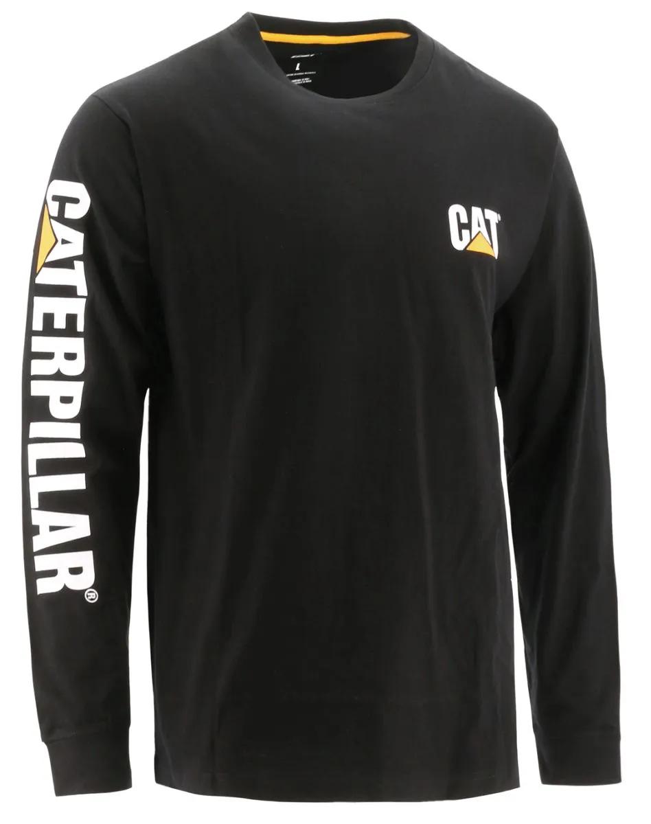 Cat Footwear Men's Trademark Banner Long Sleeve Tee