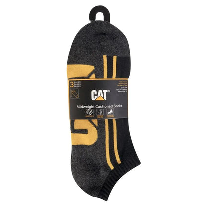 Cat Footwear Men - Half Cushion Quarter Sock 3-Pack - Socks