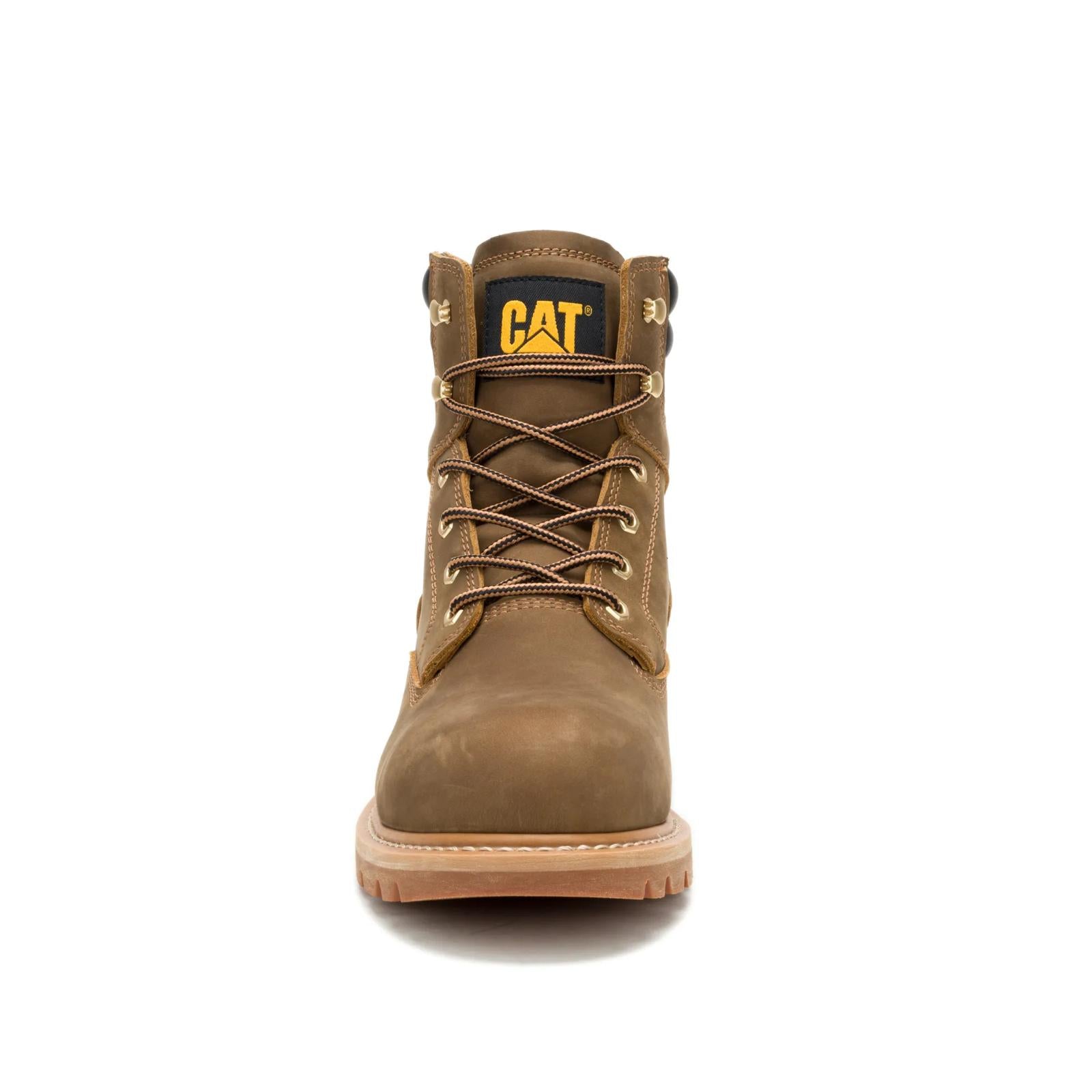 Cat Footwear Men's Second Shift USA 6" Waterproof Steel Toe Work Boot